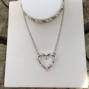 💙💎NEW STERLING SILVER HEART NECKLACE💎💙